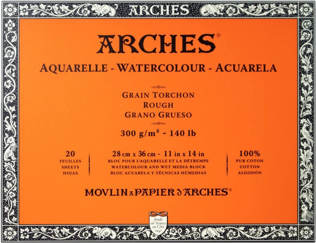 Arches Watercolour Paper Block Grain 300 g main image