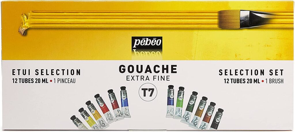 Pébéo Case with Gouache Paint main image