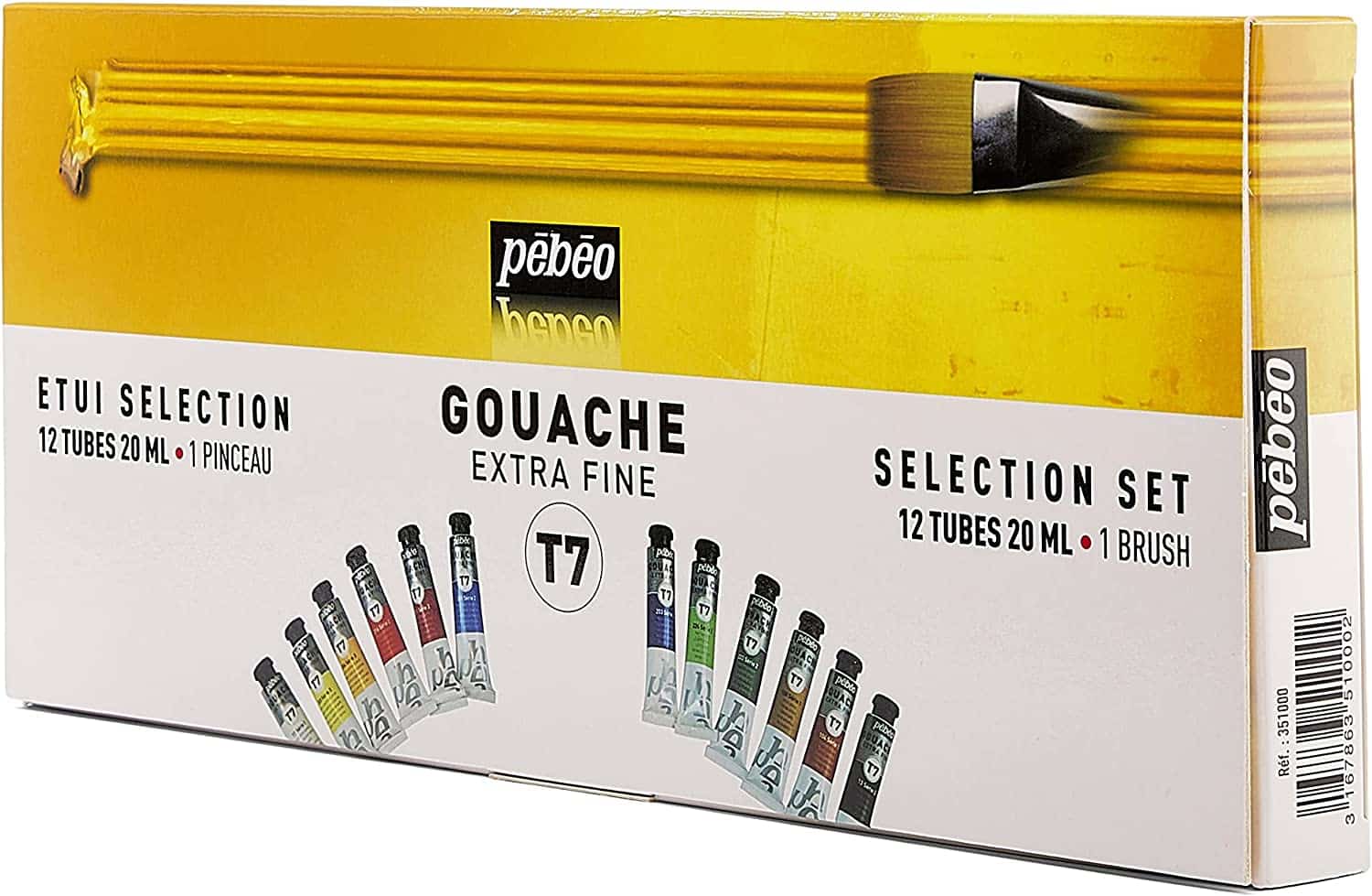 Pébéo Case with Gouache Paint box