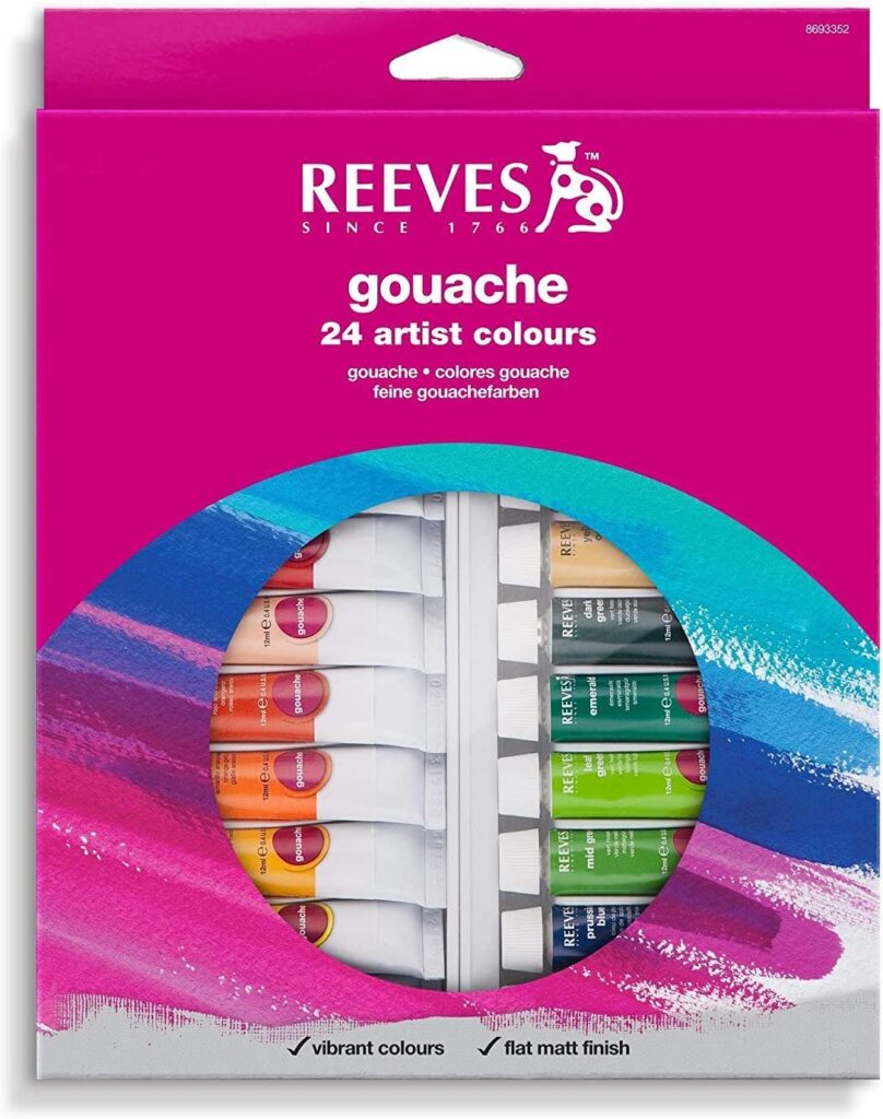 Reeves Gouache Colour Tube Set main image
