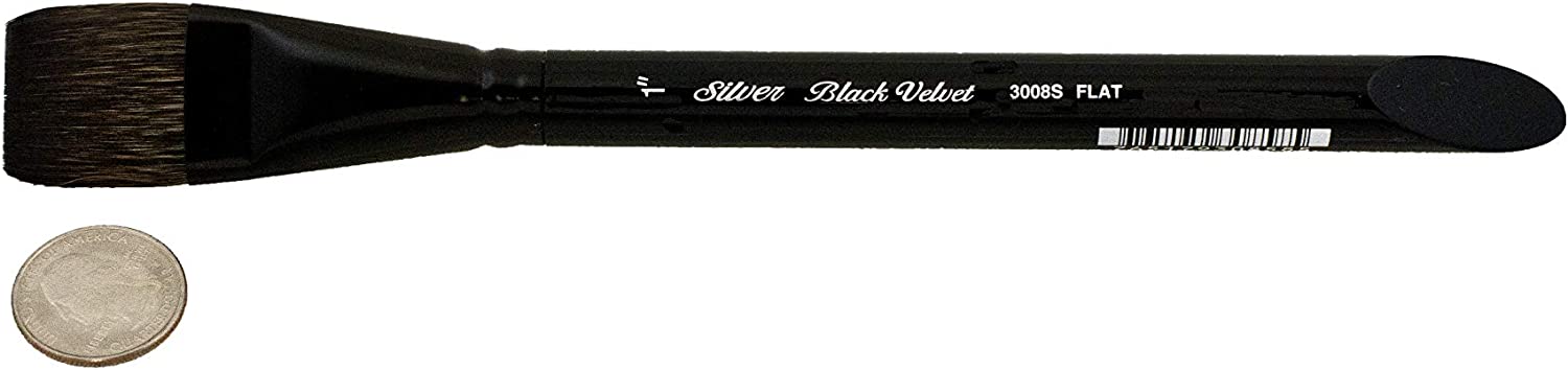 Silver Brush Limited WC-3202S Black Velvet Watercolor Brush Set close up
