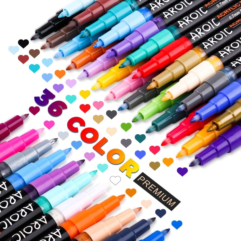Aroic Acrylic Marker Pens For Glass main image