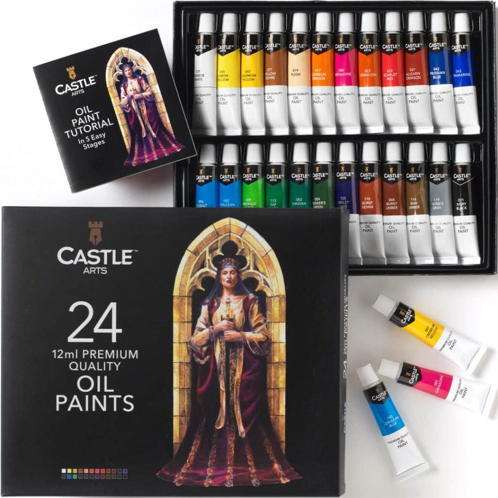 Castle Art Supplies 24 x 12ml Oil Paint Set main image