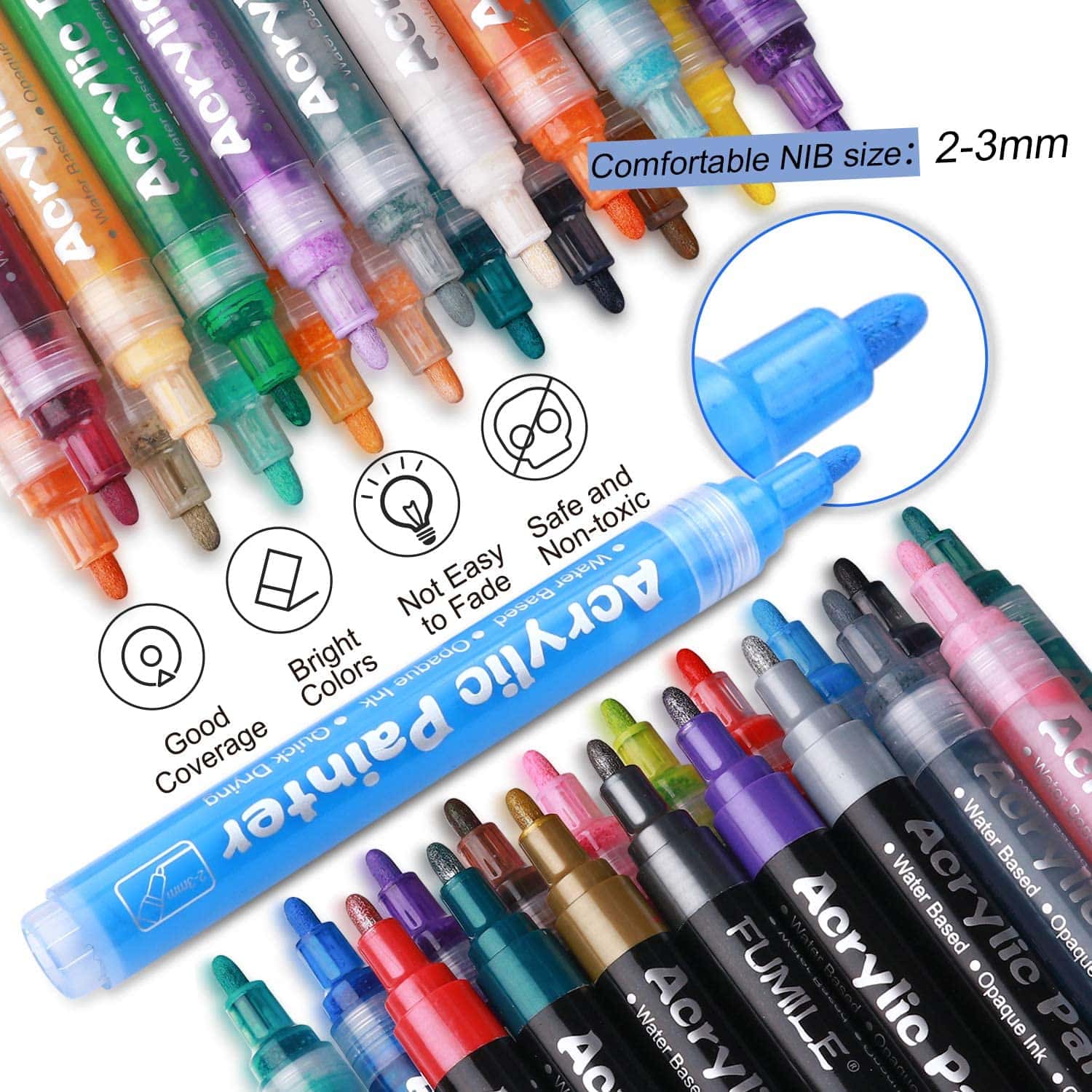 FUMILE Acrylic Paint Pens