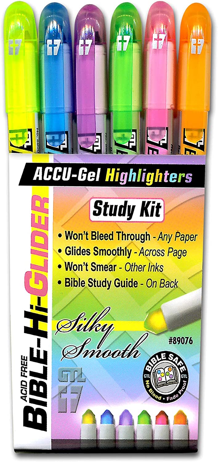 .T. Luscombe Company, Inc. Accu-Gel Bible-Hi-Glider Bible Study Set
