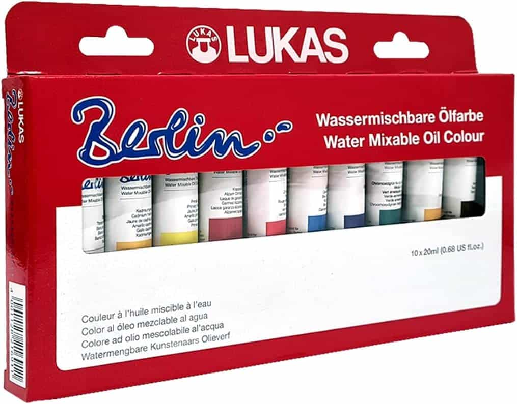 Lukas Berlin PRO Artists Water-Mixable Oil Color Set