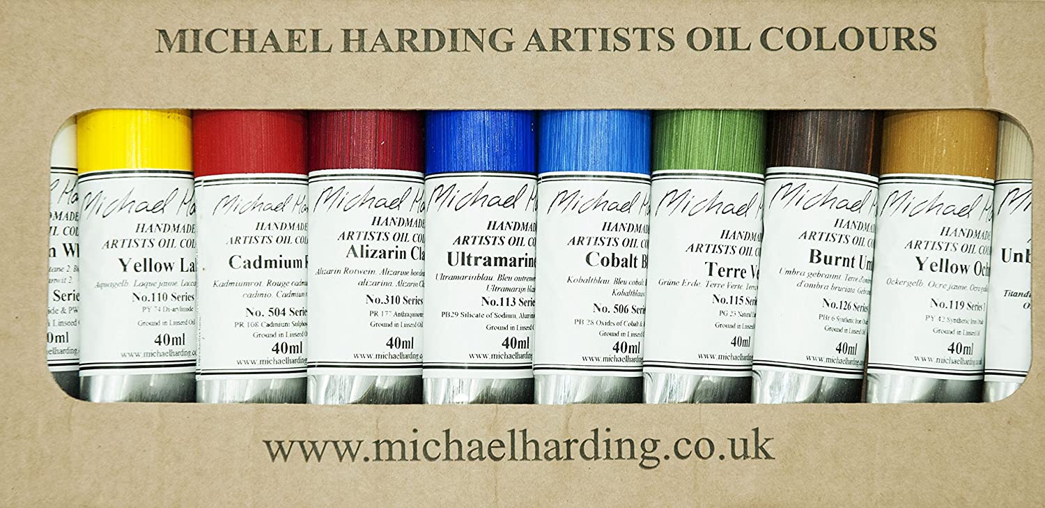Michael Harding's Artist Oil Colours close up front