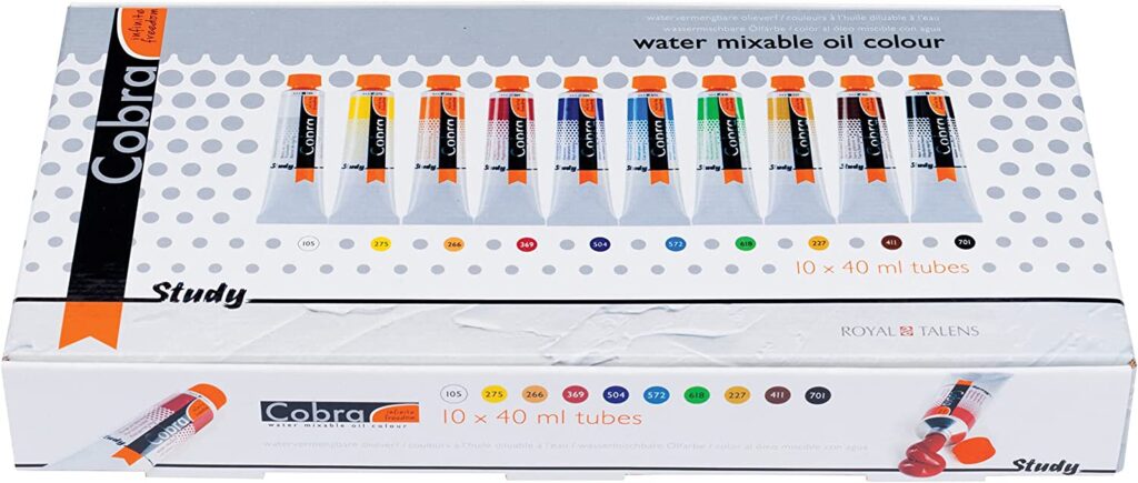 Royal Talens Cobra Artists' Water Mixable Oil Color Set main image