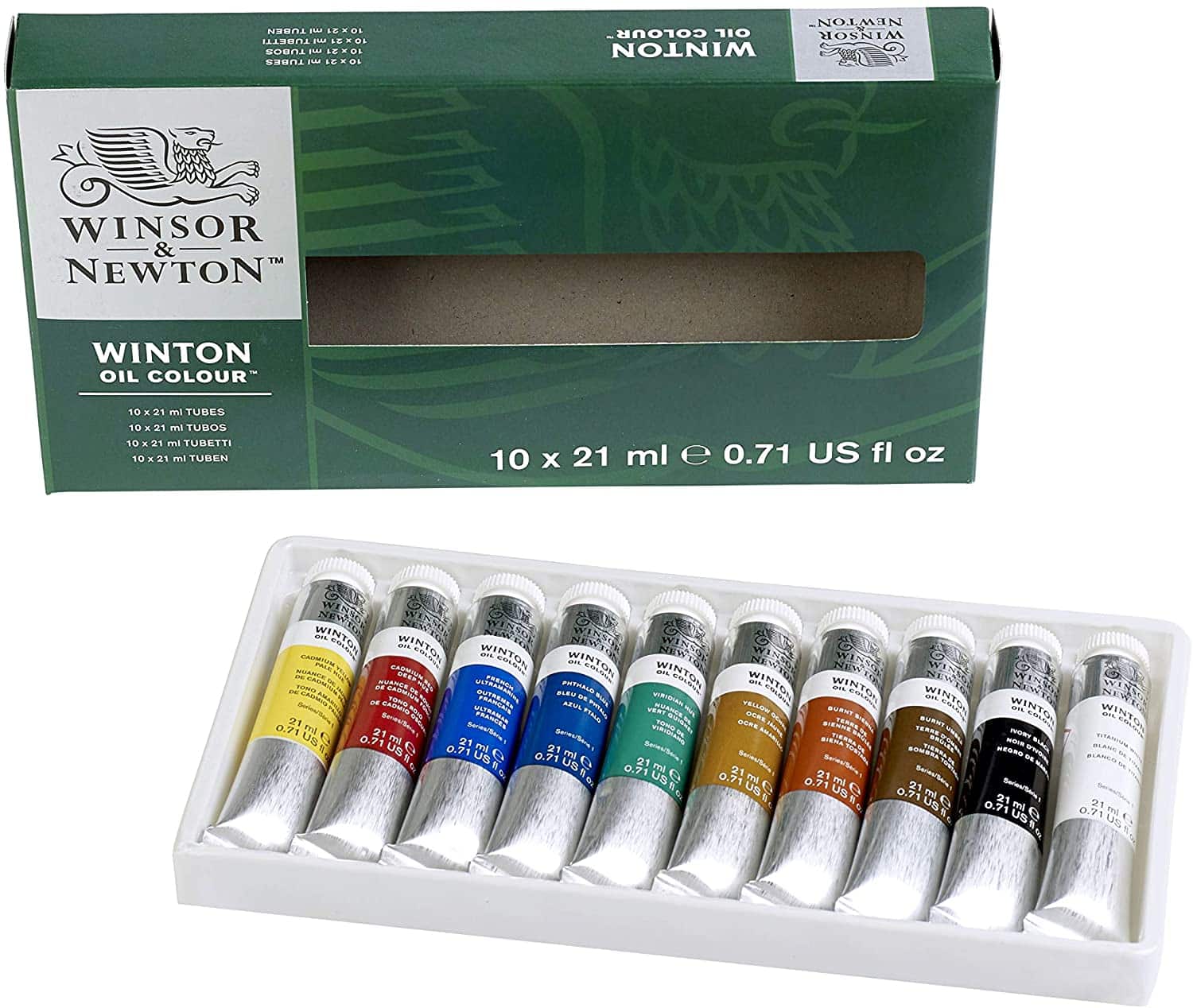 Winsor & Newton Winton Oil Color Paint close up