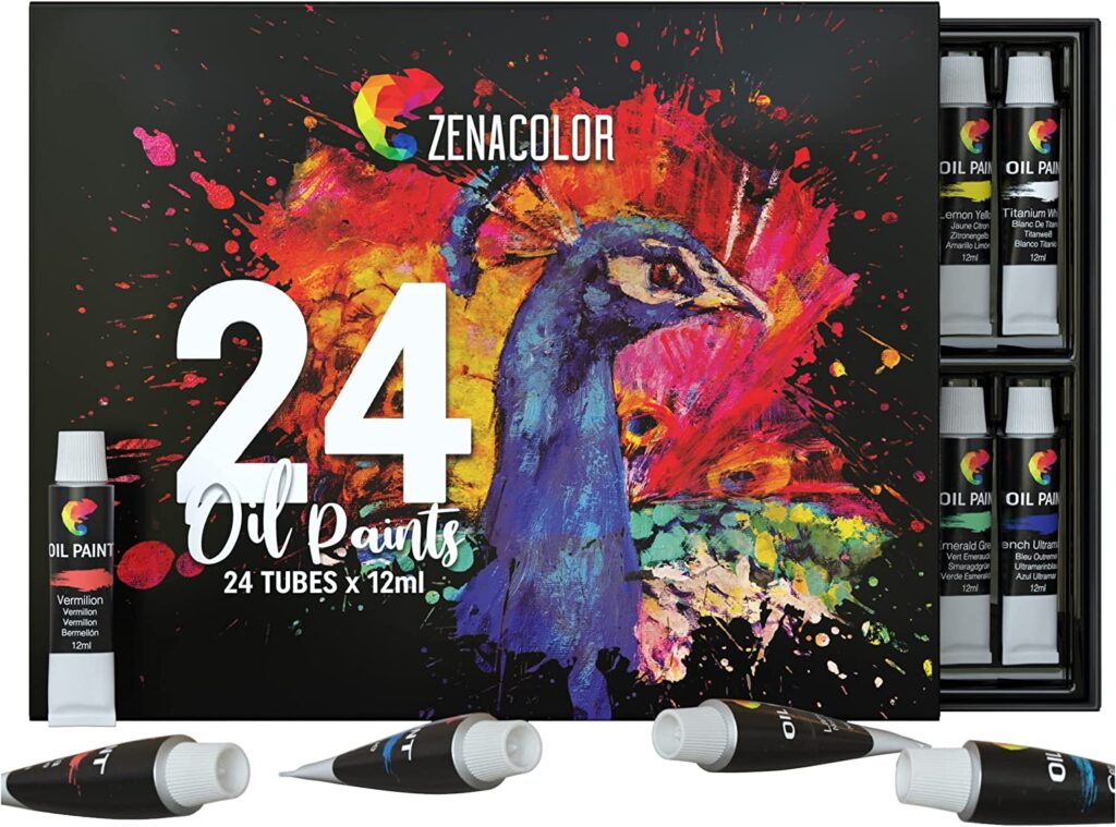 Zenacolor - 24-Tube Oil Paint Set main image
