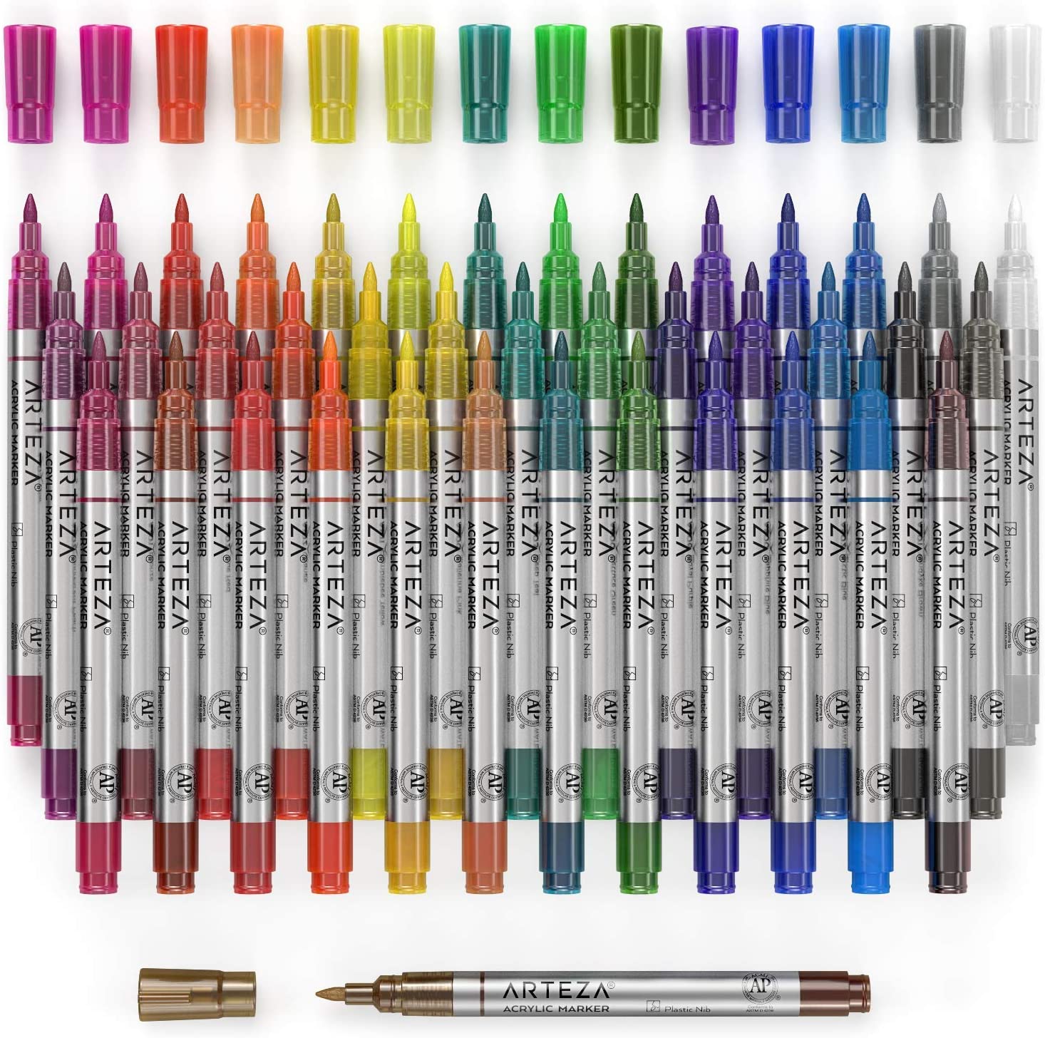 ARTEZA Acrylic Paint Pens close up