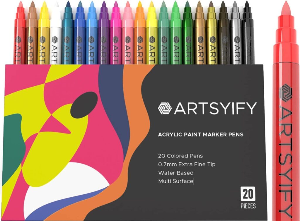 ARTSYIFY Acrylic Markers Paint Pens main image