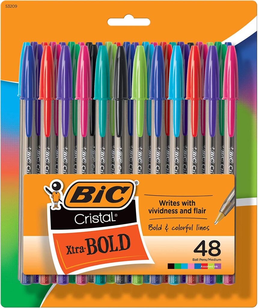 BIC Cristal Xtra Bold Fashion Ballpoint Pens main image
