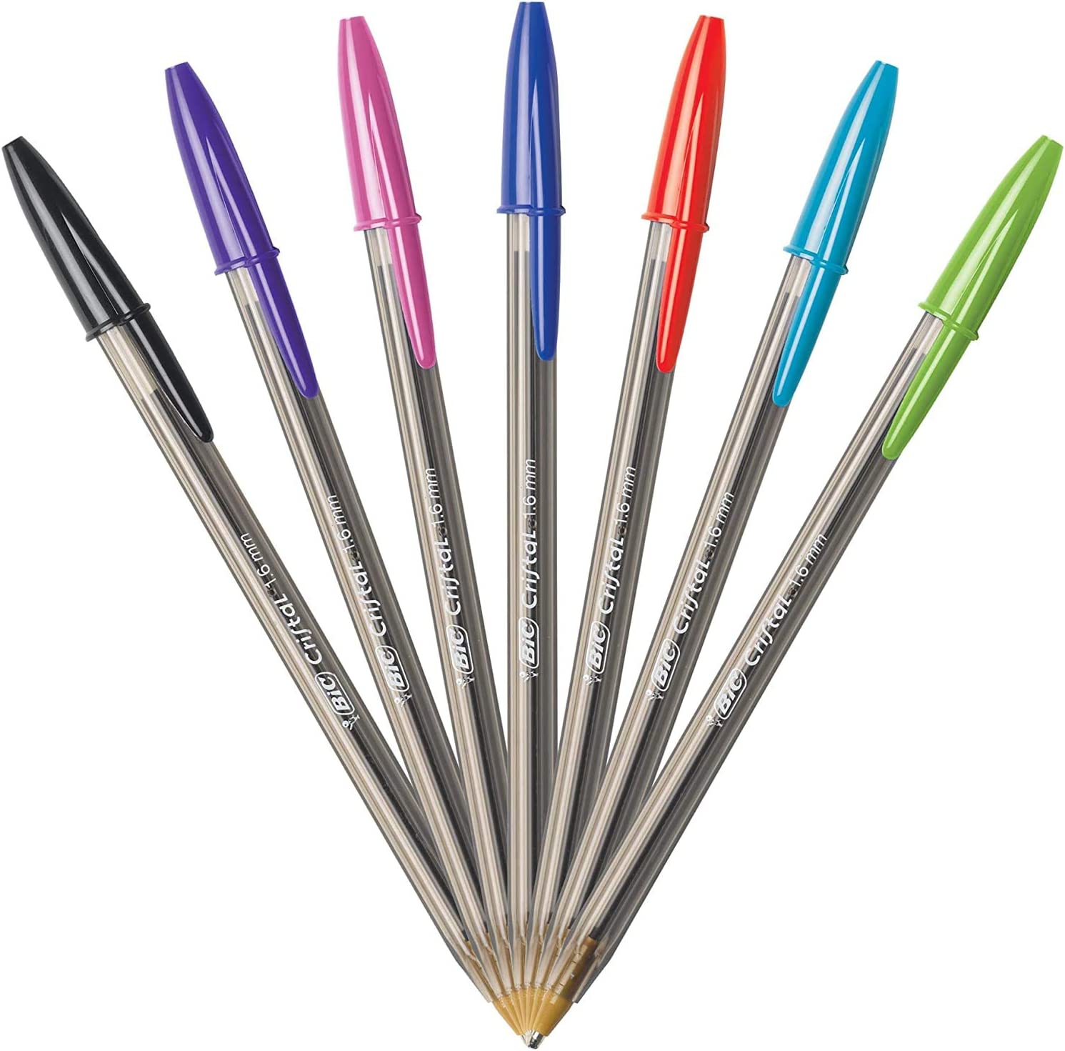 BIC Cristal Xtra Bold Fashion Ballpoint Pens close up