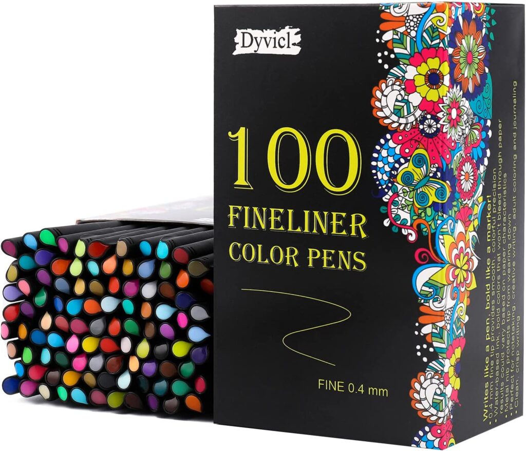 Dyvicl Fineliner Fine Point Pens main image