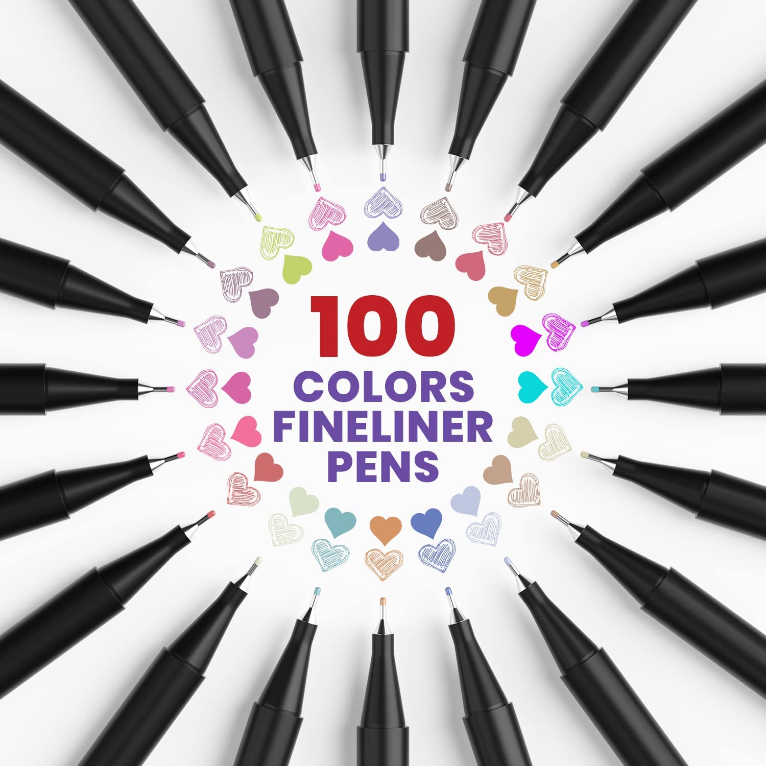 Hethrone Fine Tip Pens colorway