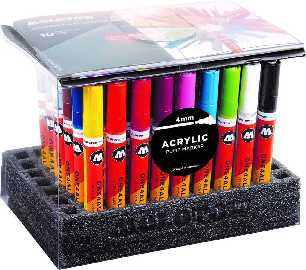Molotow ONE4ALL Acrylic Paint Marker Complete Set main image