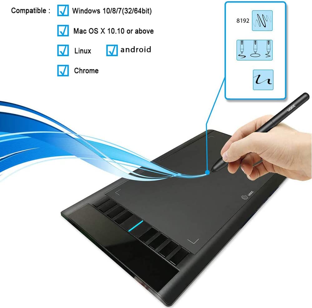 Ugee m708 graphics tablet