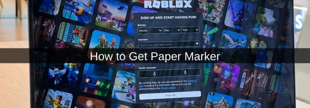 how to find paper marker
