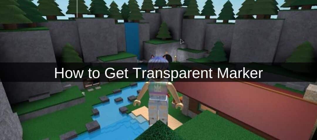 How to Get Transparent Marker