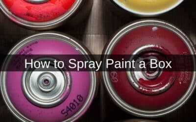 How to Spray Paint a Box