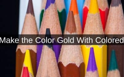 How to Make the Color Gold With Colored Pencils