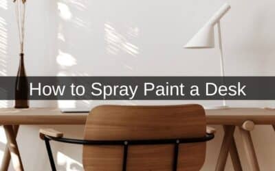 How to Spray Paint a Desk